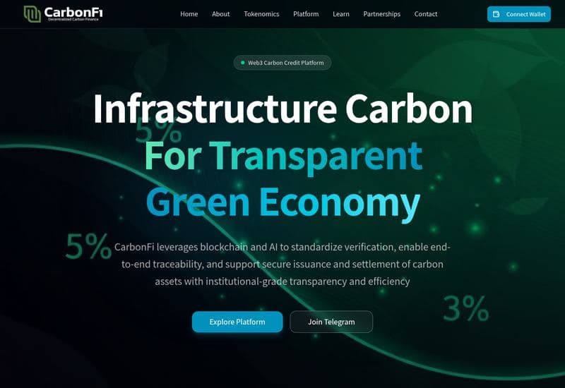 CarbonFi Ecosystem — product preview