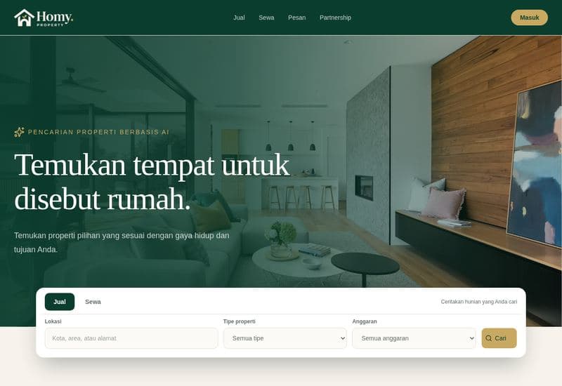 Homy Property — product preview
